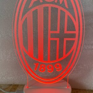 LAMPADA LED PERSONALIZZATA (squadre di CALCIO)