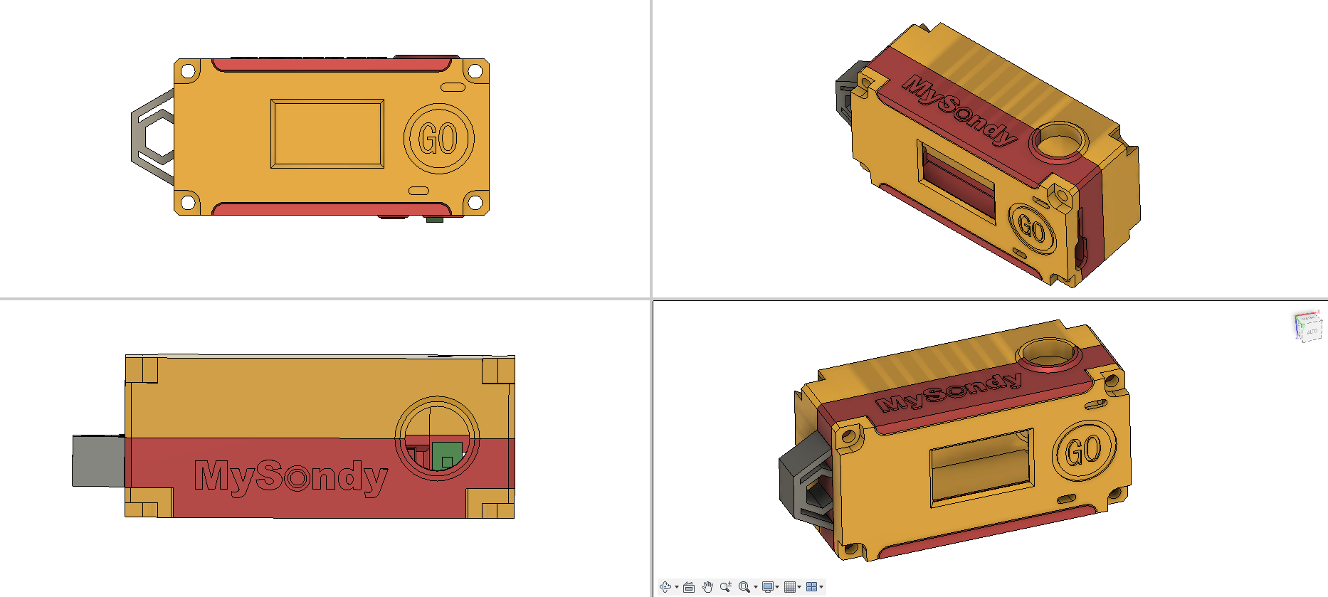 CASE for  MySondyGO V3.0 (case stampabile )